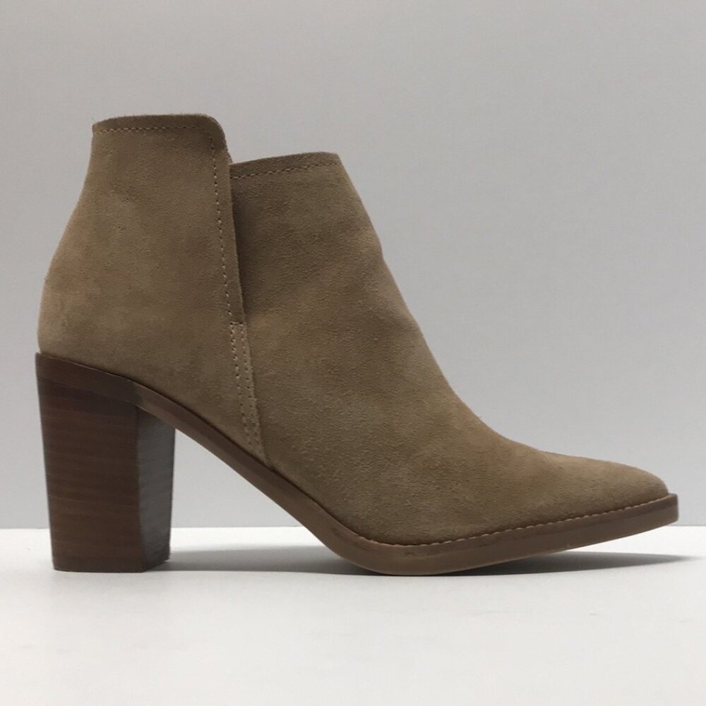 Dolce Vita Spade Booties in Mushroom Suede - Picture 6 of 16